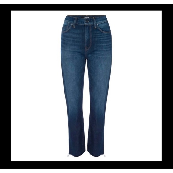 Hudson Holly High Rise Crop Straight Jeans 24 - Picture 2 of 11